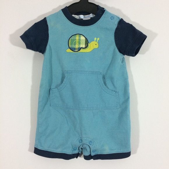 Janie and Jack Other - Janie & Jack Baby 3-6M Blue Embroidered Bodysuit